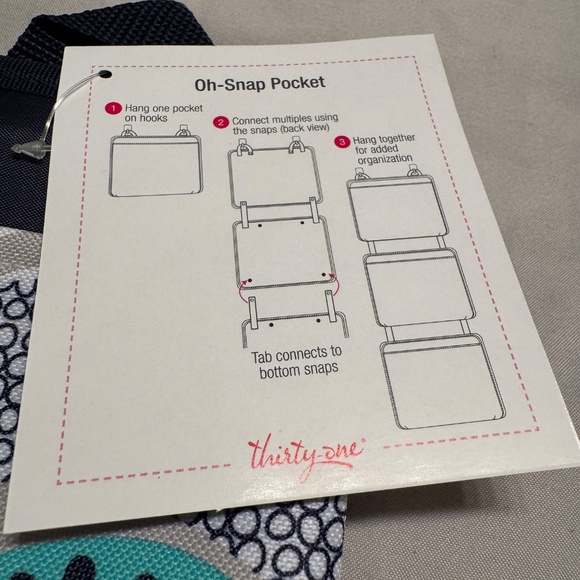 Thirty-one Oh Snap Pocket Bundle of 3 - Picture 2 of 5